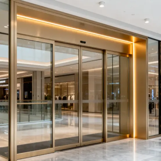 Pintu Elektrik Aloi Aluminium