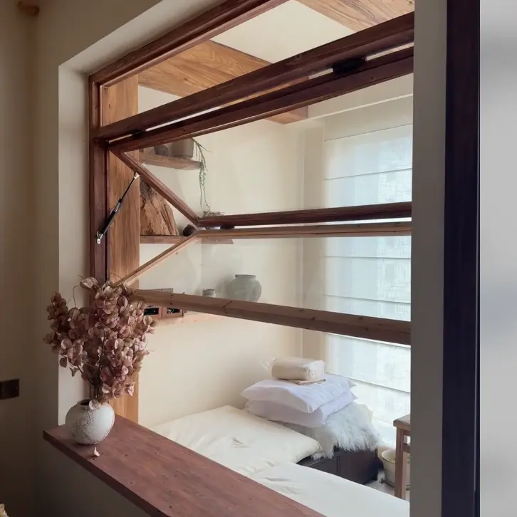 Tingkap Berengsel Atas Aloi Aluminium