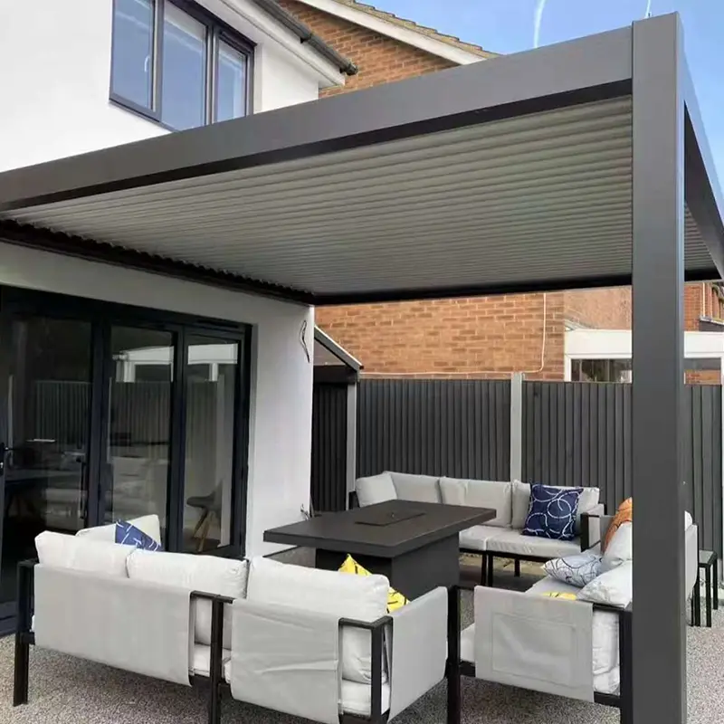 Gazebo Aloi Aluminium Gaya Cina