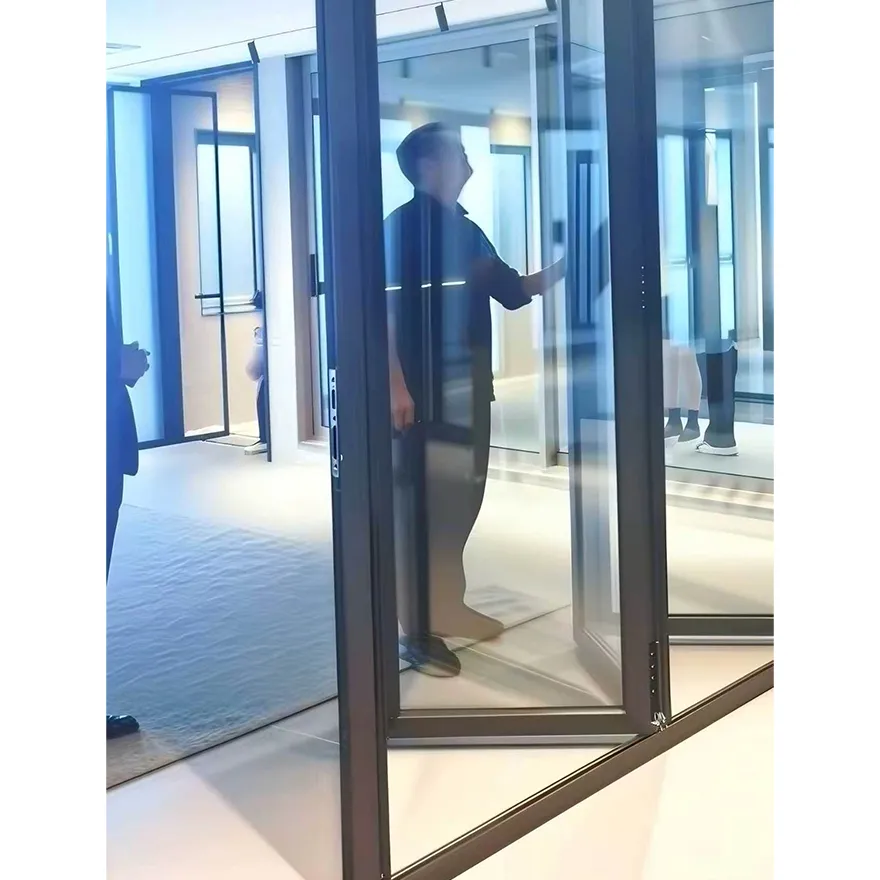 Pintu Aluminium Angkat dan Gelongsor Elektrik