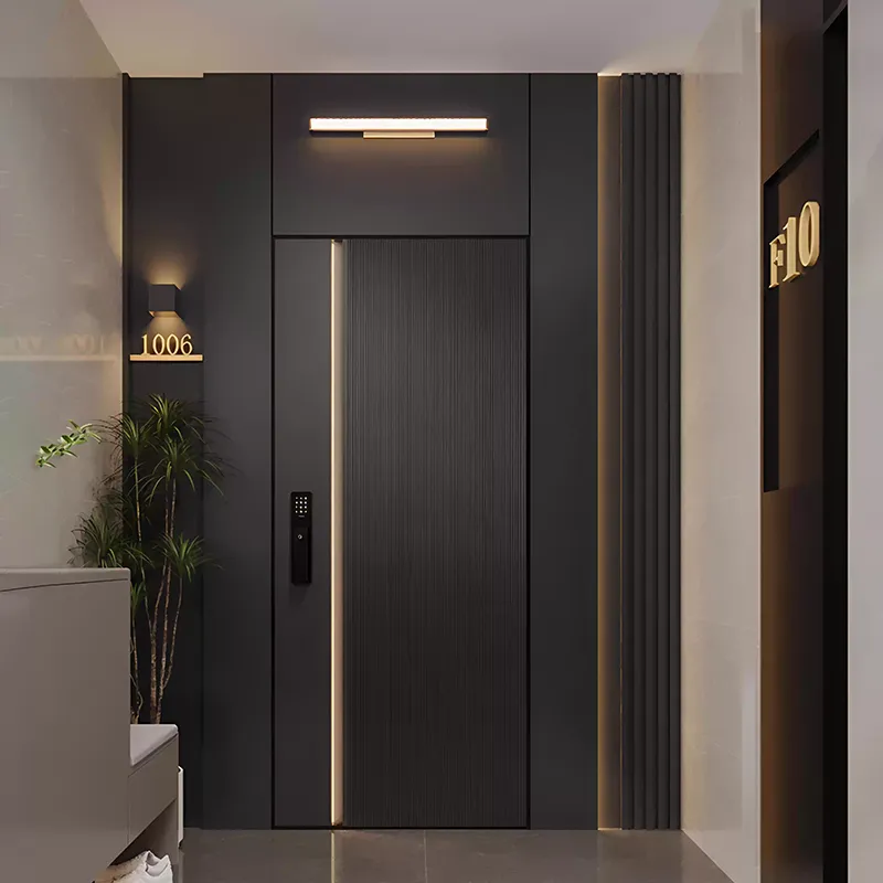 Pintu Masuk Aluminium Pepejal