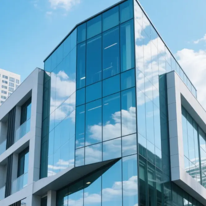 Kaca Terbaja untuk Dinding Tirai